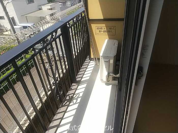 バルコニー　南西向きです。