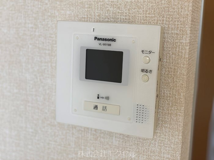 セキュリティ　来訪者の姿を確認できます。