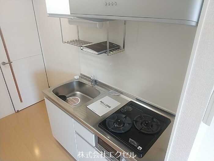 キッチン　ガスコンロ完備です。