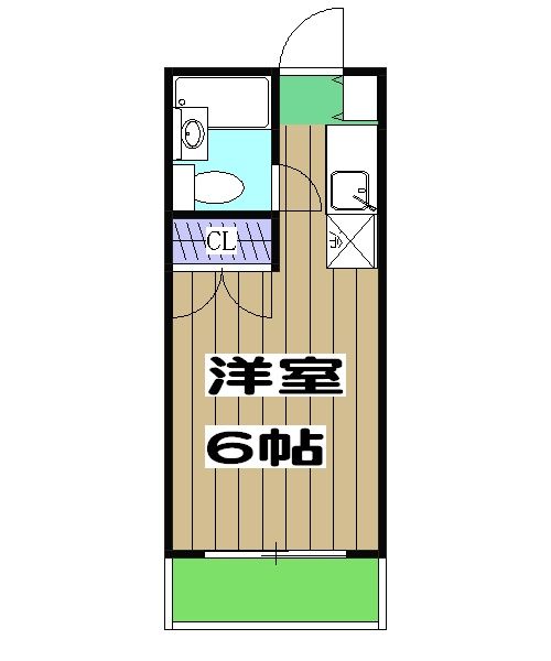 京都市右京区太秦馬塚町のマンションの間取り