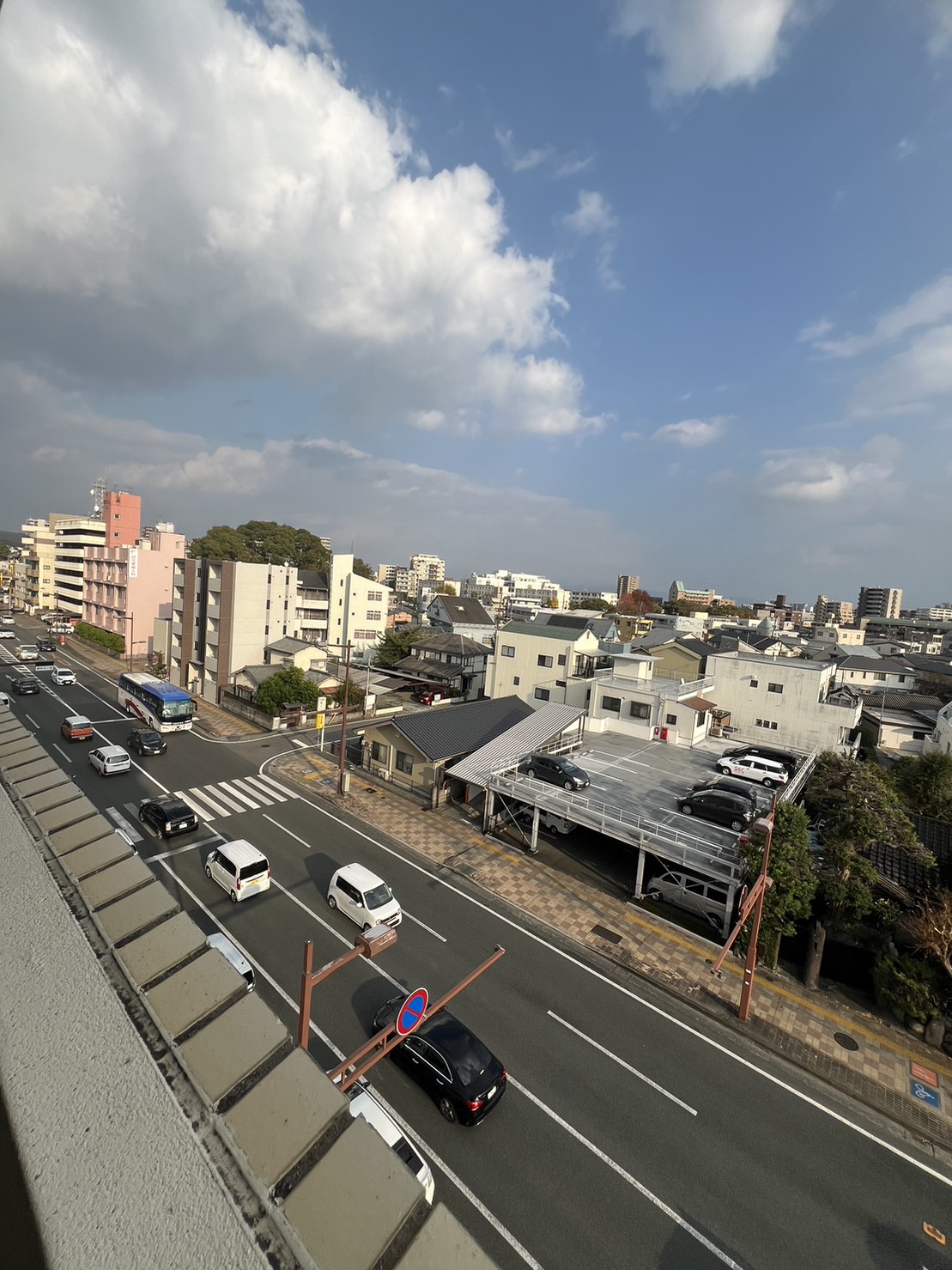 【熊本市中央区新屋敷1丁目の眺望】