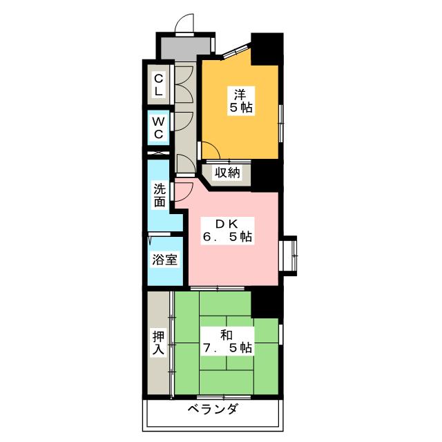 第５泰水堂ビルの間取り