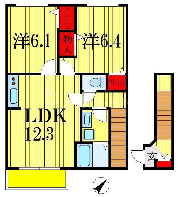 ウィステリアIIの間取り