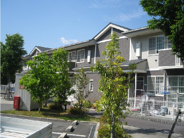 宍粟市山崎町段のアパートの建物外観