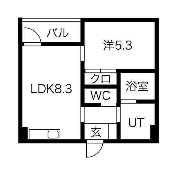 Ｓｐｒｉｎｇｆｉｅｌｄ名駅西の間取り