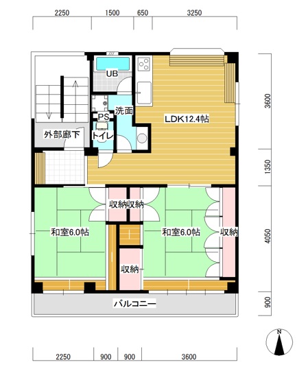 カーサコンフォールの間取り