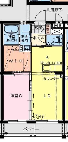 ボヌール持田の間取り