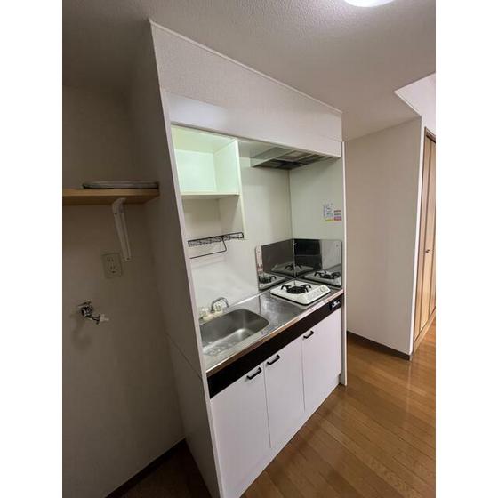 キッチン　ガスコンロ付き♪