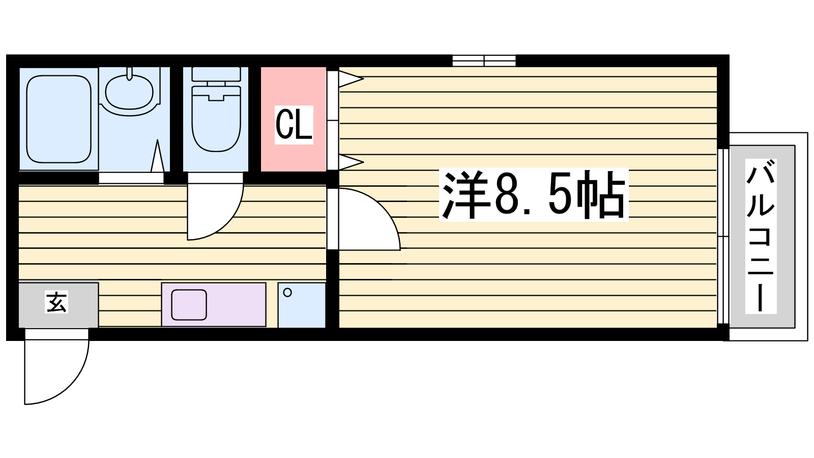 エトランス太子の間取り