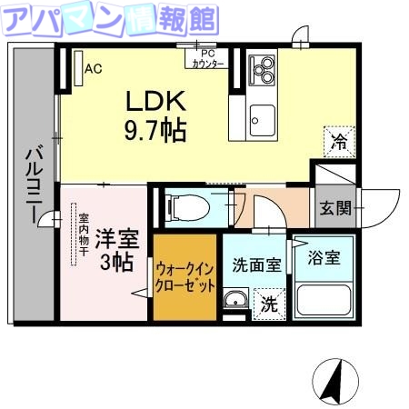 コート　テラの間取り