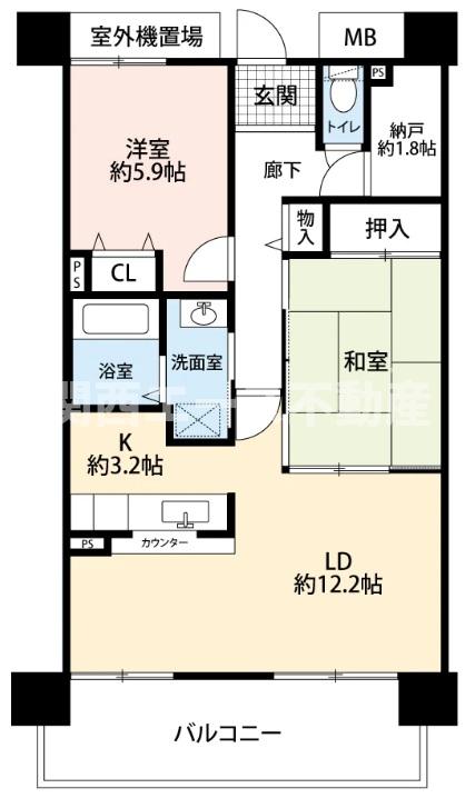 あすと松之浜の間取り