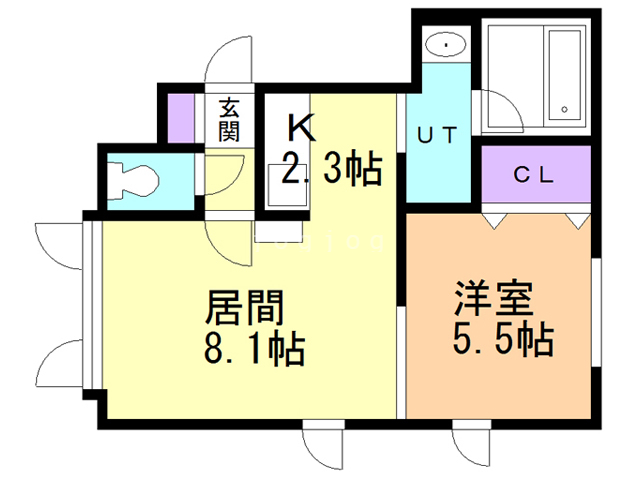 セラーノ　Ｂの間取り