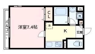 さいたま市南区文蔵のマンションの間取り