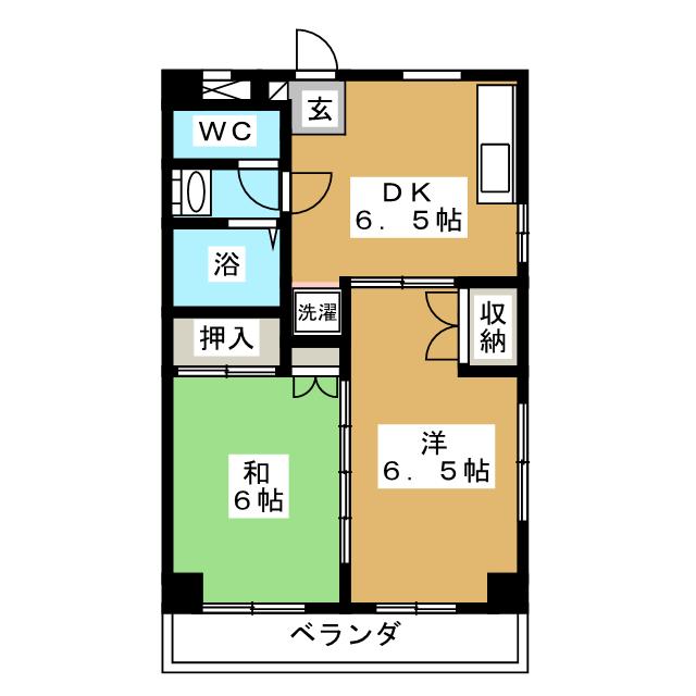 エスペランサーみずのの間取り