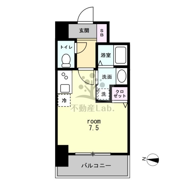 ビバーナ日本橋の間取り