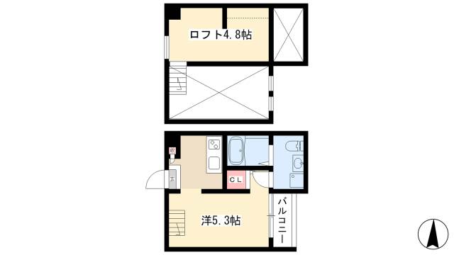 ヒルズ古出来の間取り