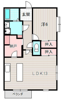 エヴァグリーンの間取り