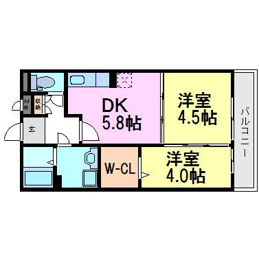 アップロード壱番館の間取り