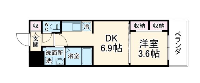 ｍｅＬｉＶ三好ヶ丘の間取り