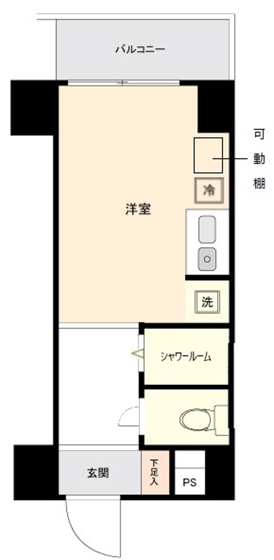 ライオンズマンション三鷹第六の間取り