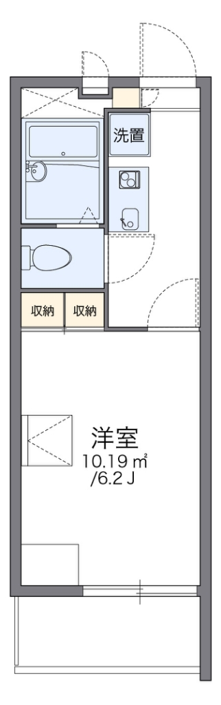 レオパレスメルツェIIIの間取り