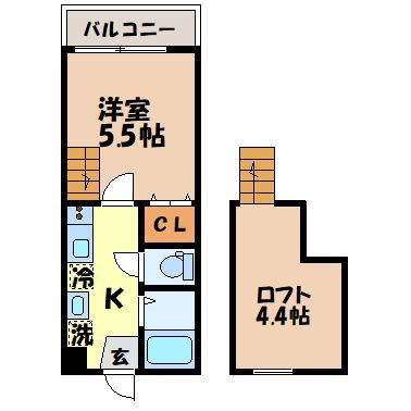 MODERN PALAZZO長崎大学前の間取り