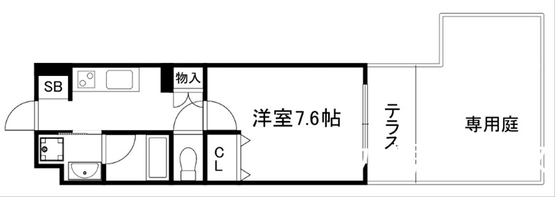 ベラジオ雅び北野白梅町駅前の間取り