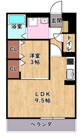 EAST NONAMI拾番館の間取り