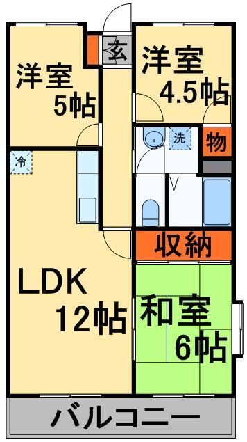 ダイカンプラザの間取り