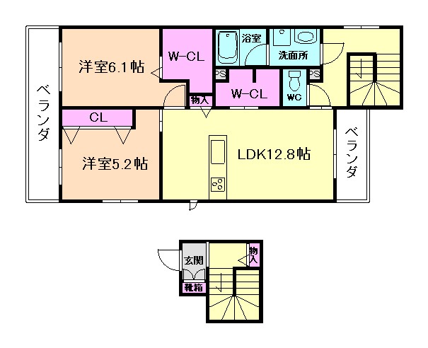 Rassurerの間取り