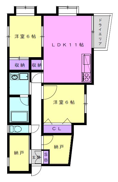 吉岡邸の間取り