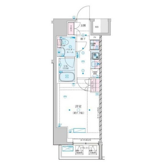 ＧＥＮＯＶＩＡ川崎ＶＩＩの間取り