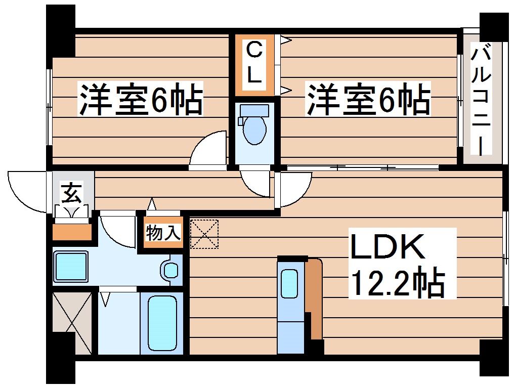 フレンディオ30の間取り