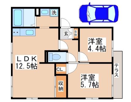スカイヴィレッジの間取り