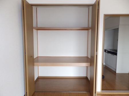 収納　たっぷりとした収納スペースです