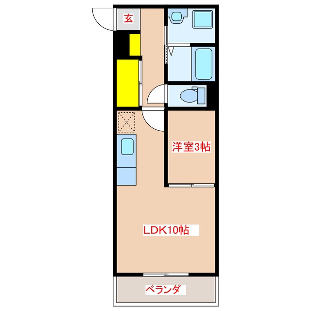 イーストベース　VIIの間取り