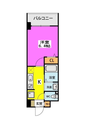 アスミール伊都の間取り