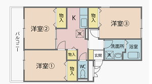 カーサ・プランドールの間取り