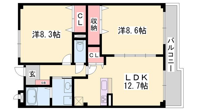 セイントテツの間取り