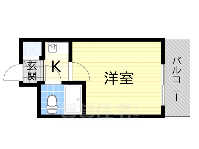 堺市堺区櫛屋町東のマンションの間取り