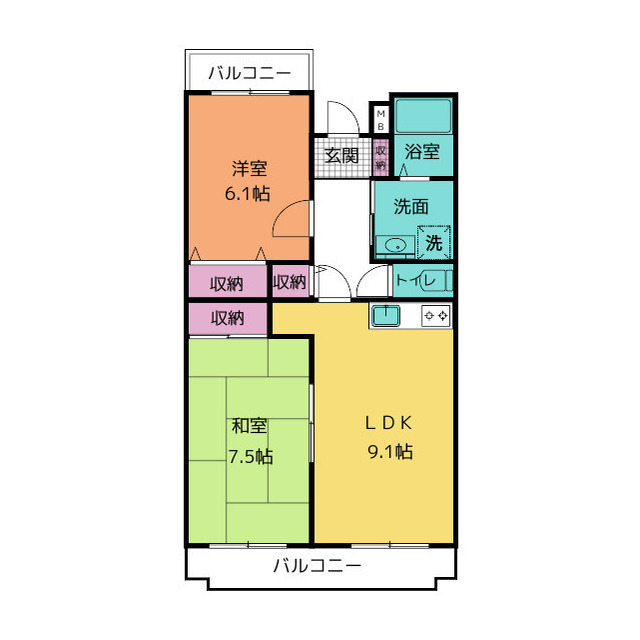 アンビシオン函南の間取り