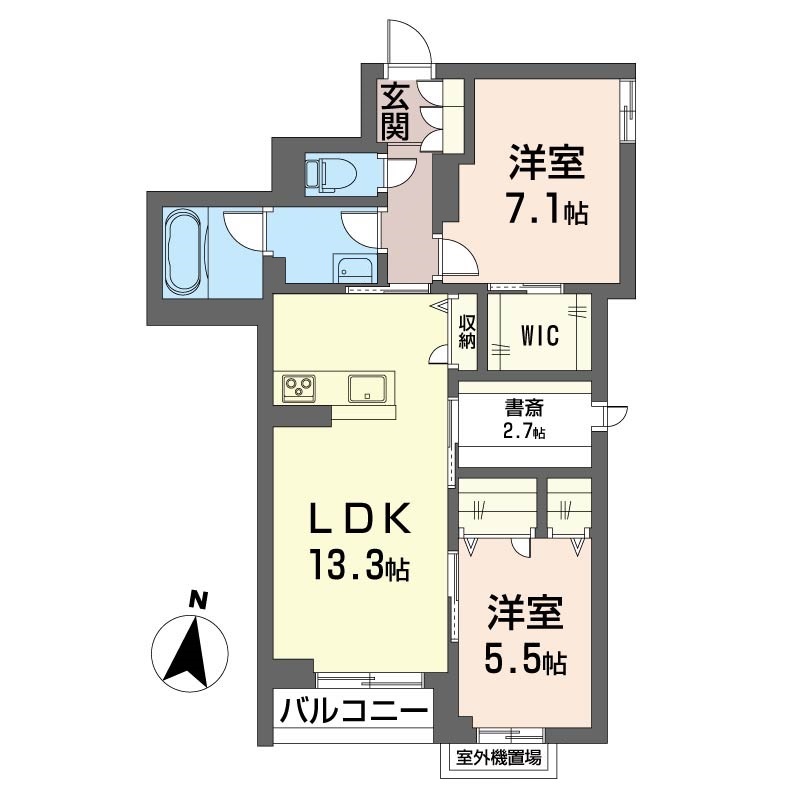 サンライト大成の間取り