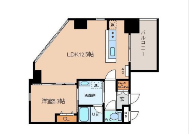 セントラルコート西町プレミアの間取り