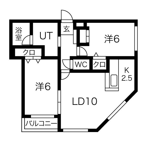 ヴィラ・パールの間取り