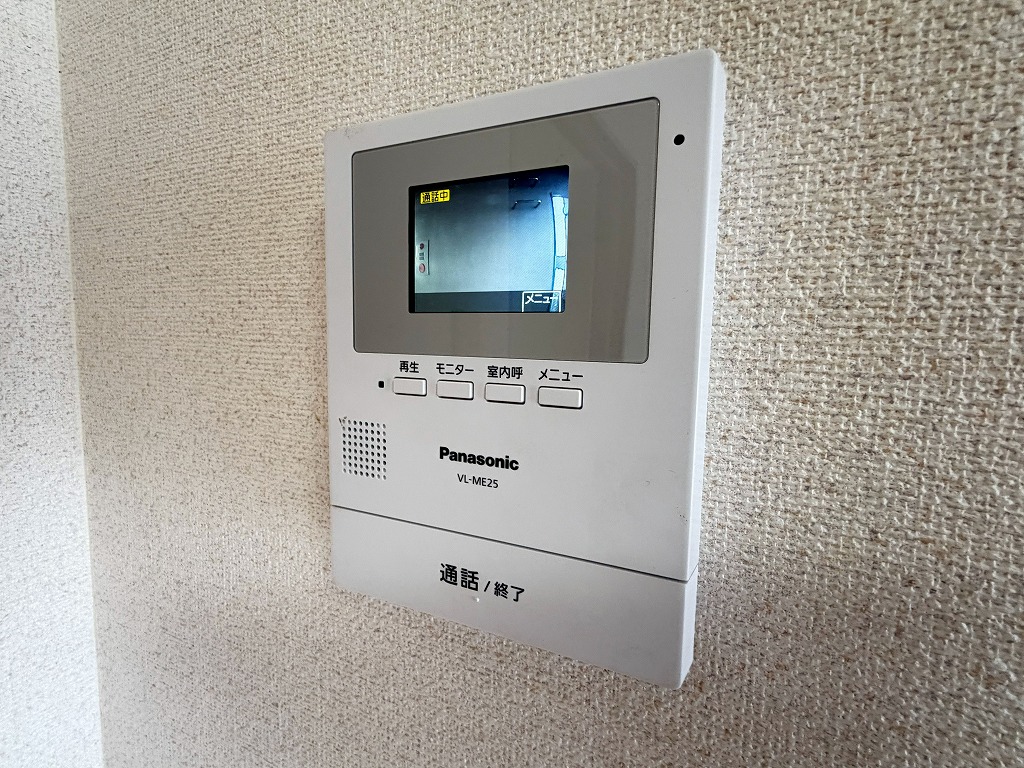 セキュリティ　モニター付きインターホン