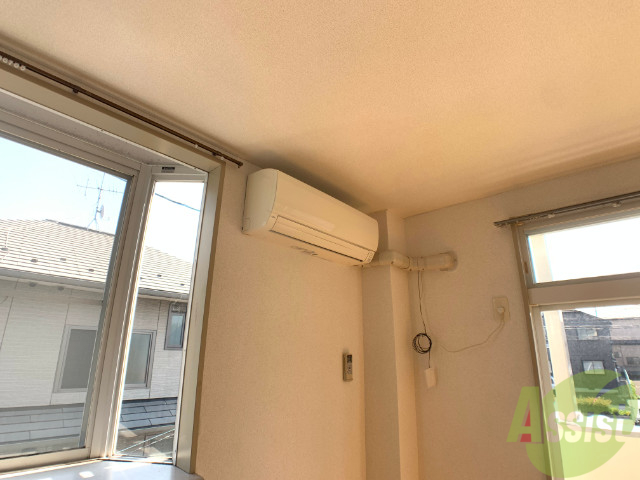 その他設備　エアコン設置済みです。これからの時代は欠かせませんよ。