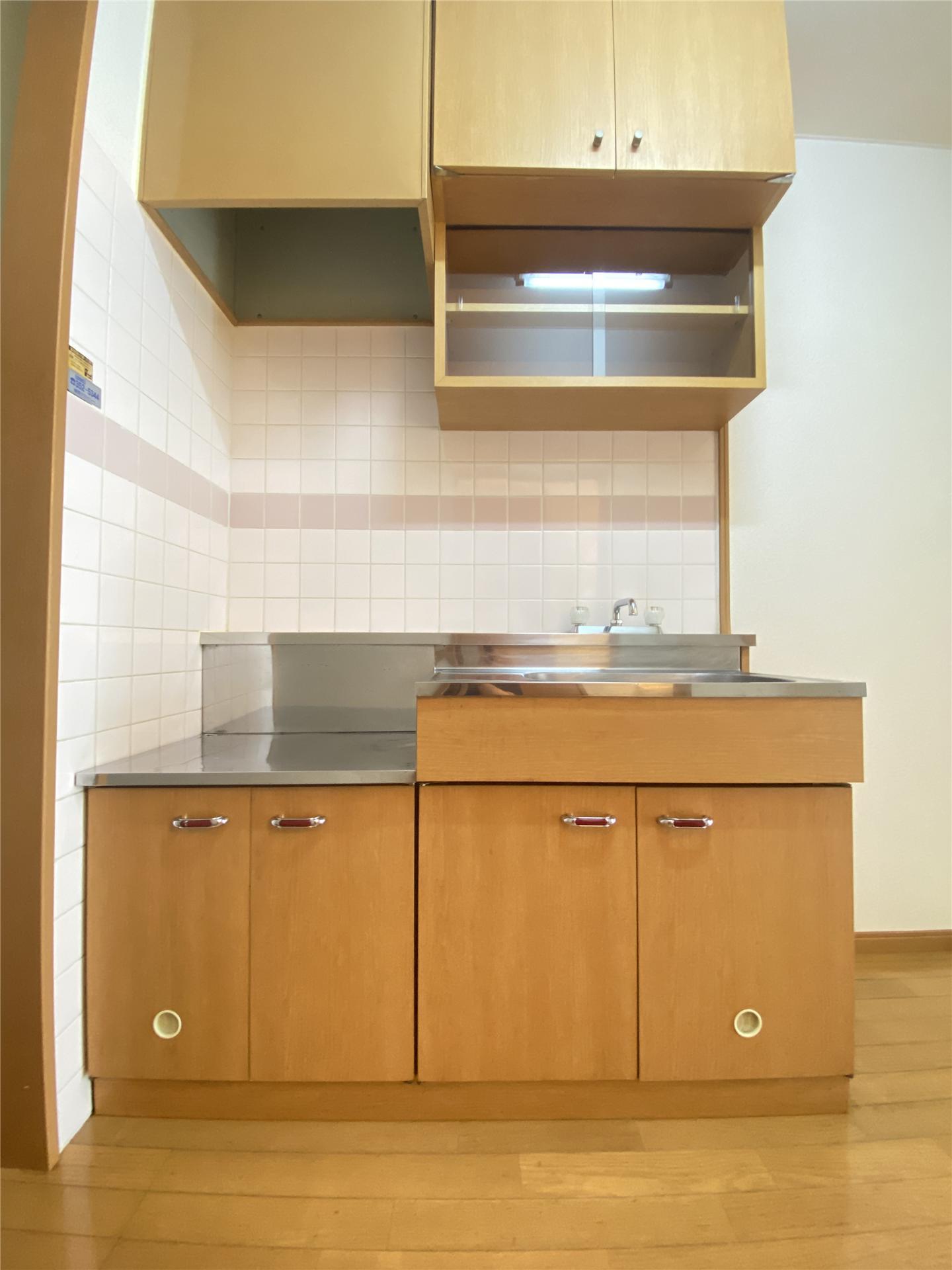 キッチン　２口IHコンロ付きます♪