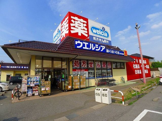 ドラックストア　ウェルシア太田韮川店（ドラッグストア）まで600m