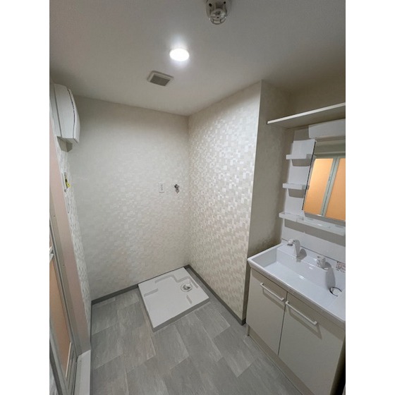 洗面設備　同タイプ別物件の写真です。実際とは異なります。