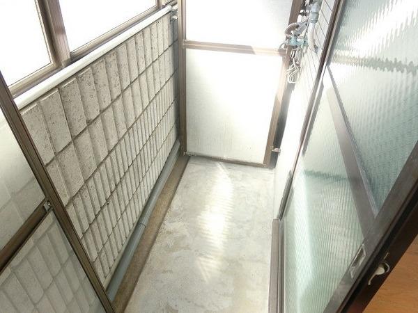 バルコニー　日当たり良好！